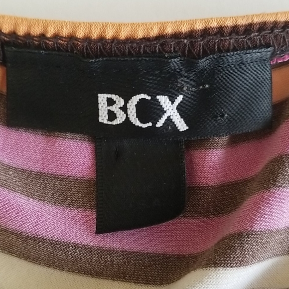 Vintage BCX Striped Halter Top Sz L. EUC - Picture 3 of 5